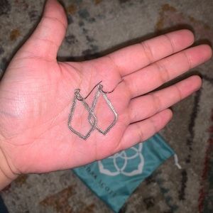 Kendra Scott Mini Silver Earrings